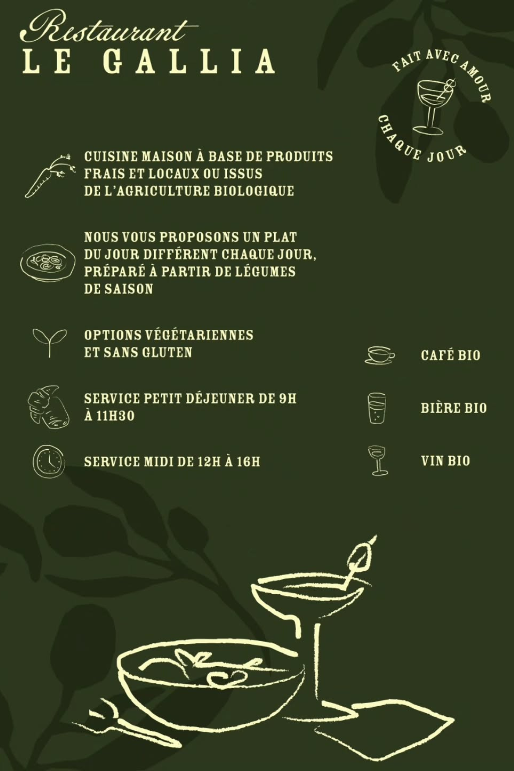 Notre philosophie - Le Gallia